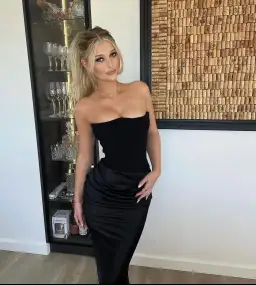  House Of Cb Persephone Corset Gown Black Size M / AU 10 for rent on The Volte - image 3