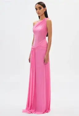 Misha Sisal Maxi Dress Pink Size 10 for rent on The Volte - image 2