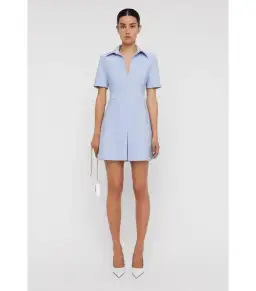 Scanlan Theodore Italian Milano Dress Blue Size AU 8 for rent on The Volte - image 1