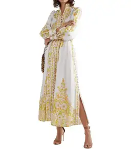 Zimmermann Super Eight Tubular Dress in Pink Meadow Floral Size 1 / AU 8 for rent on The Volte - image 1