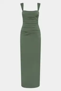 SIR  Florent Balconette Gown in Forest Green Size 2 size 10 AU for rent on The Volte - image 4