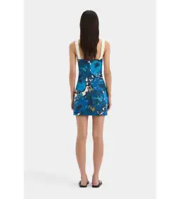 Sir the Label Camellia Mini Dress Blue Floral Size 3/AU 12 for rent on The Volte - image 3