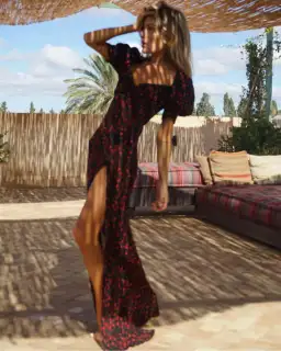 RAT & BOA MAGNOLIA FLORAL DRESS SIZE AU 8 (S) for rent on The Volte - image 4