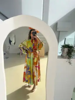 Alemais Luca Shirtdress Size 10  for rent on The Volte - image 5