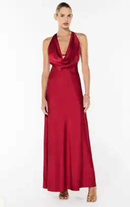 Manning Cartell CHARMED COWL SLIP DRESS in Red AU 8 for rent on The Volte - image 1