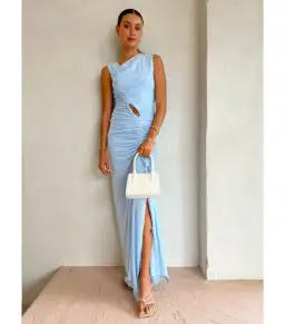 Tojha Lita Dress Powder Blue Size L / AU 12 for rent on The Volte - image 2