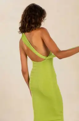 MISHA Nicollette Slinky Jersey Midi Dress Green Size 10/M for rent on The Volte - image 4