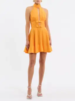 Rebecca Vallance Cera Mini Dress Marigold Size 8 for rent on The Volte - image 1