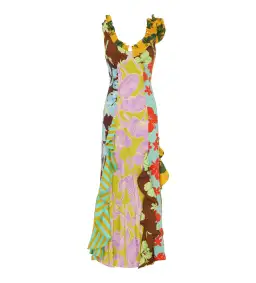 Alemais Poppy Spliced Midi Floral Dress Size 10 for rent on The Volte - image 4