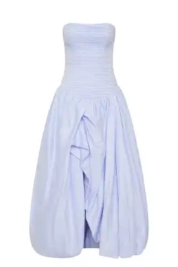 Aje Violette Bubble Hem Maxi in Pearl Blue Size 10 for rent on The Volte - image 4