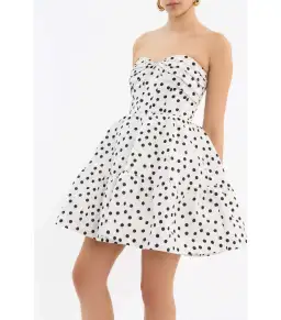 Rebecca Vallance Delia Mini Dress Printed Size 8 for rent on The Volte - image 4