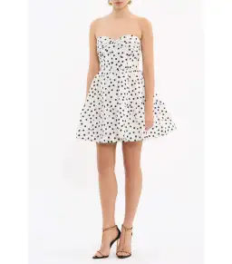 Rebecca Vallance Delia Mini Dress Printed Size 8 for rent on The Volte - image 1