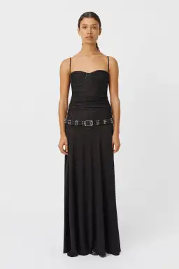 Camilla & Marc Camille Lace Maxi Dress Black Size 8 for rent on The Volte - image 2