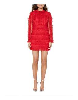 Mossman Majestic Mini Dress Red Size 8 for rent on The Volte - image 1