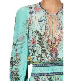 Camilla Millas Backyard Shirred Relaxed Short Dress Size S / AU 10 for rent on The Volte - image 4