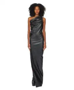 Rick Owens Black Athena Gown Black Size  8