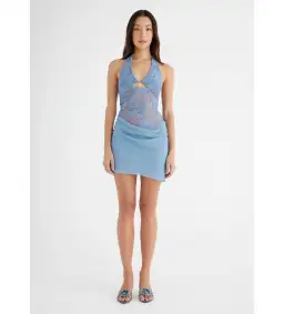 Benni Rocky Mini Dress in Storm Size AU 6