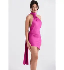 House of CB Aida Mini Dress Pink Size 8