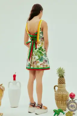 Alemias Fiesta Mini Dress Print Size 12 for rent on The Volte - image 3