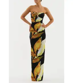 Rebecca Vallance Paradise of Petals Gown Print Size AU 10   for rent on The Volte - image 1