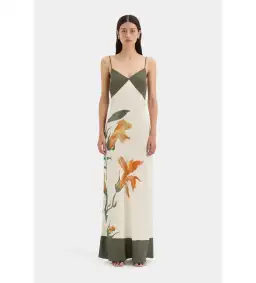 Sir The Label Constance V Neck Slip Dress Iris Floral Size 0 / AU 6 for rent on The Volte - image 1