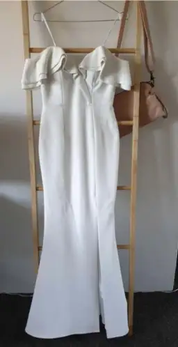 Sheike Allure Maxi Dress White Size 14 for rent on The Volte - image 3