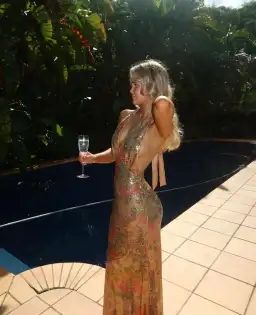 Fait Par Foutch Liana Dress Fleur Sequin Size XS/AU 6 for rent on The Volte - image 6