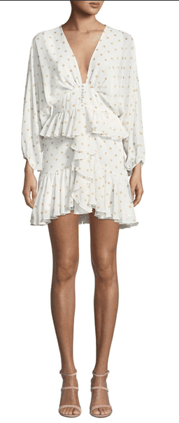 Sophia Plunged Mini Dress