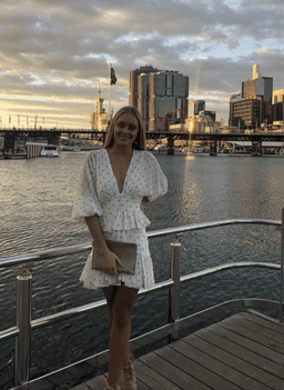 Sophia Plunged Mini Dress