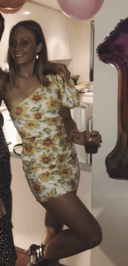 Francine Asym Mini Dress