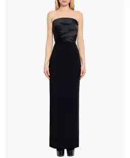 Solace London - The Afra Maxi Dress in Black for rent on The Volte - image 2