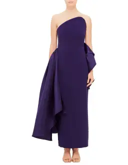 Solace London Nala Midi Dress Purple Size Au 10 for rent on The Volte - image 1