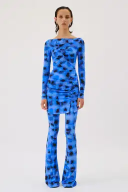 Suboo Shibori Gathered Pants Blue Size 8/S for rent on The Volte - image 3