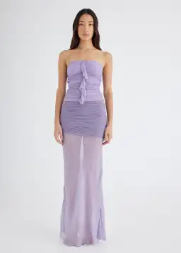 Benni Holly Strapless Top and Mayan Maxi Skirt Set AU Size 8 for rent on The Volte - image 1