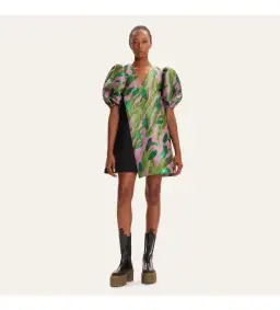 Stine Goya Brethel Jacquard Dress Size 6 for rent on The Volte - image 1