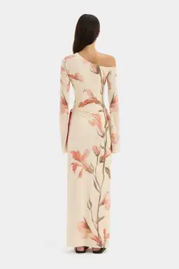 Sir The Label Hana Tie Maxi Dress Cream Size 10