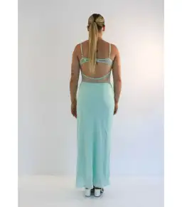 Benni Gabriel Maxi Dress Turquoise Sorbet Size AU 10 for rent on The Volte - image 3
