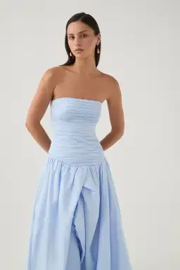 Aje Violette Bubble Hem Maxi Blue AU Size 10 for rent on The Volte - image 3