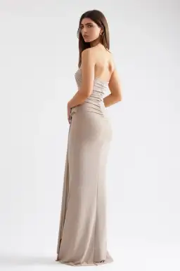 Lexi Clothing Tiffany Dress Champagne Size S - AU 8 for rent on The Volte - image 3
