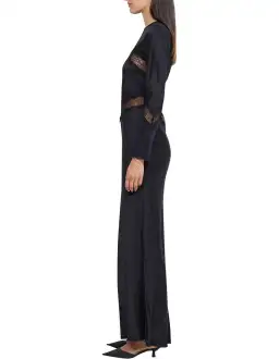 Bec and Bridge Spencer Lace Long Sleeve Black Maxi AU Size 8 for rent on The Volte - image 2