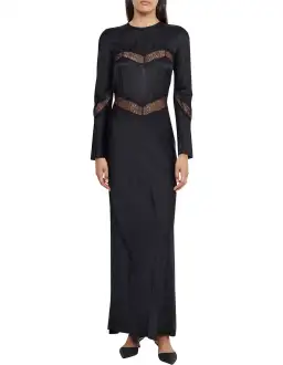 Bec and Bridge Spencer Lace Long Sleeve Black Maxi AU Size 8 for rent on The Volte - image 1