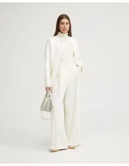 Oxford Sabine Wool Rich Unlined Coat White Size M / Size AU 12 for rent on The Volte - image 1