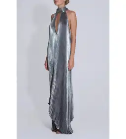 L'Idee  Opera Gown  Gunmetal Shimmer Opera Gown AU 12 for rent on The Volte - image 2