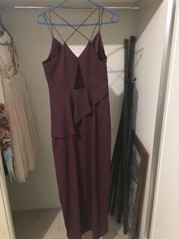 Maroon Midi dress Size 10 for rent on The Volte - image 3