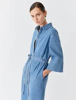 Fynn Denim Shirt Dress