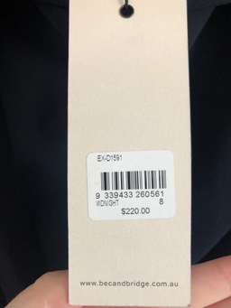 Bec and Bridge Florence Midi Navy Size 8