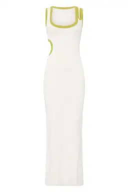 Sir The Label  Evangelina Cut Out Maxi Dress White Size 8