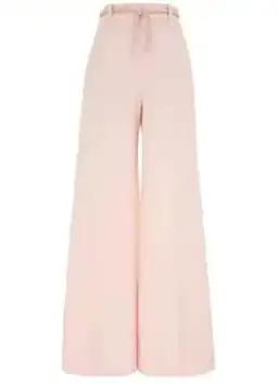 Zimmermann Crush Linen Flare Pant in Pink Size 1 / AU 10 for rent on The Volte - image 4