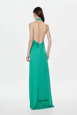 Misha Maybel Jersey Dress Green Size 12 for rent on The Volte - image 4