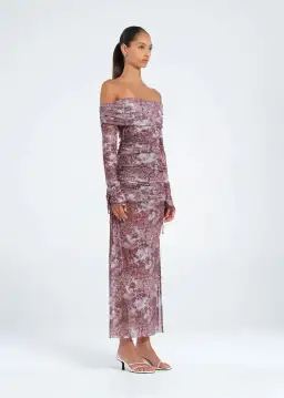 Benni Blaire Midi Dress Antique Fleur Size AU 8 for rent on The Volte - image 3